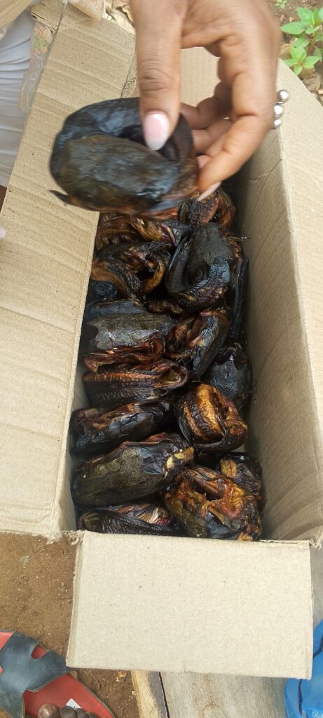 Smoked Catfish Pork meat and Egg in Lagos